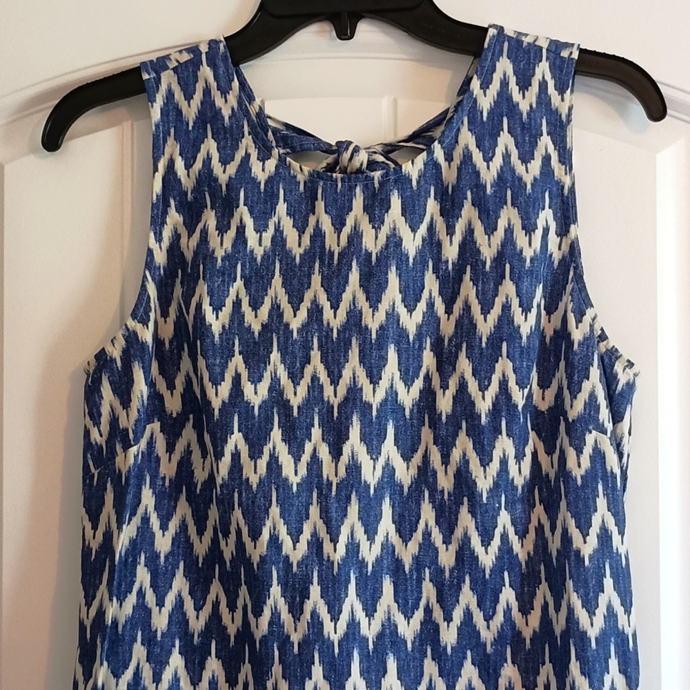 J. Crew Chevron Dress - Picture 2 of 9